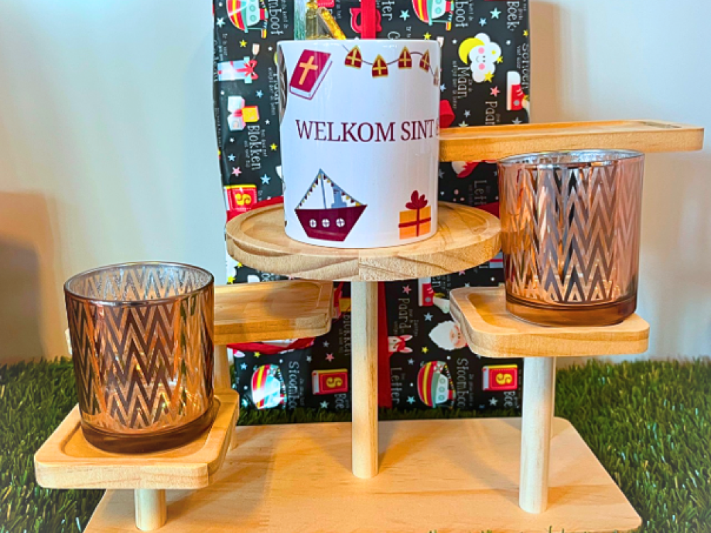 Sinterklaas mok - gevuld met chocoladebiljetten